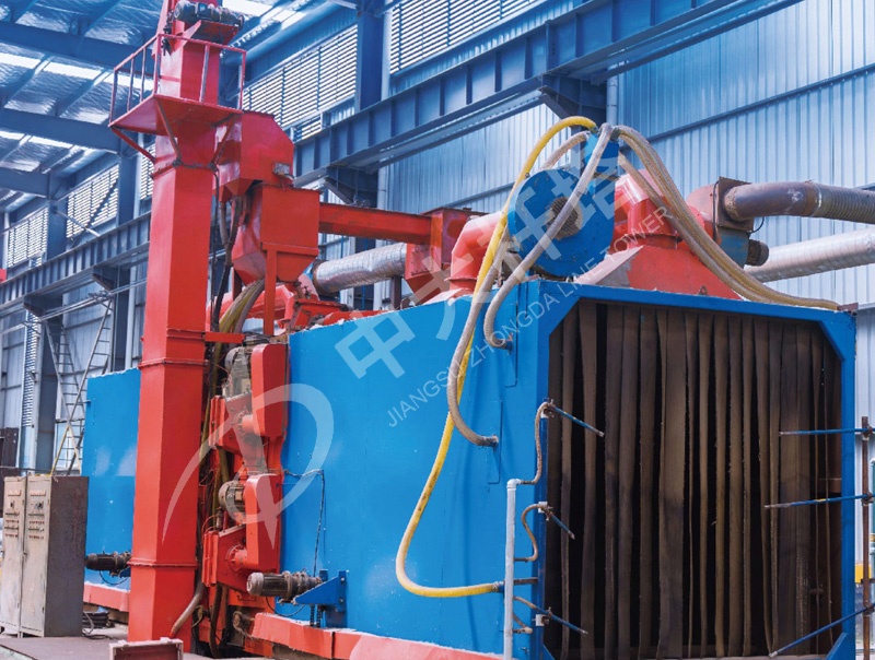 Drum-type shot blasting machine